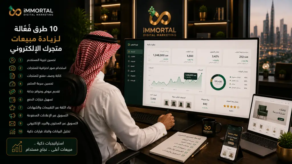 10 طرق فعالة لزيادة مبيعات متجرك الإلكتروني