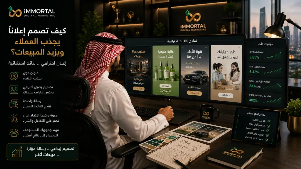 كيف تصمم إعلانًا يجذب العملاء ويزيد المبيعات؟