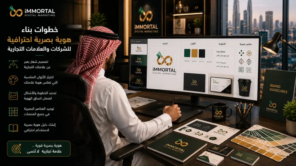 خطوات بناء هوية بصرية احترافية للشركات والعلامات التجارية